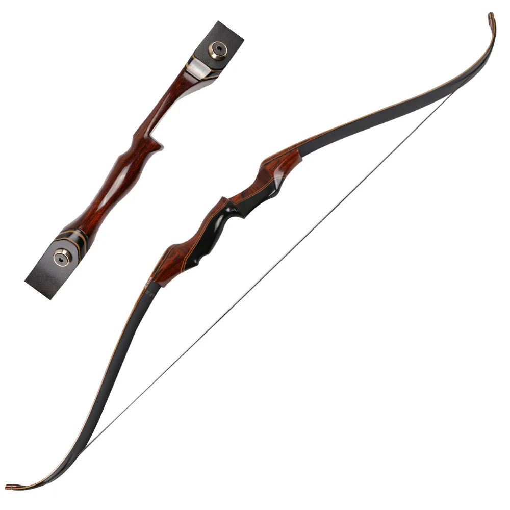 Лук для стрельбы из лука деревянный охотничий лук 58 дюймов 35 60 фунтов правшей
