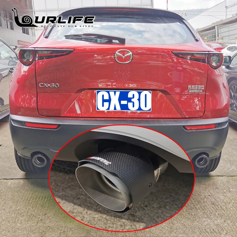 

Stainless Steel Car Muffler End Pipe Exhaust Tips for Mazda 6 ATENZA CX3 CX4 CX5 CX30 Styling Part auto parts accessories