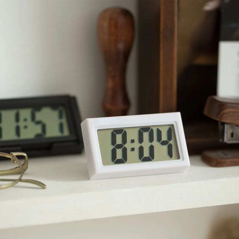 

Simple Mini Clock Desktop Creative Students Use A Small Clock To Swing A Desktop Silent Electronic Watch Mini Electronic Clock