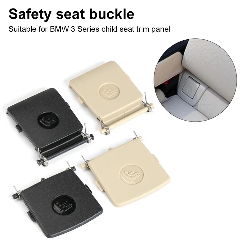 

2021 Hot New Universal Car Rear Child Seat Anchor Safety ISOFix Cover Trim For BMW 3 series E92 E93 Child Restraint