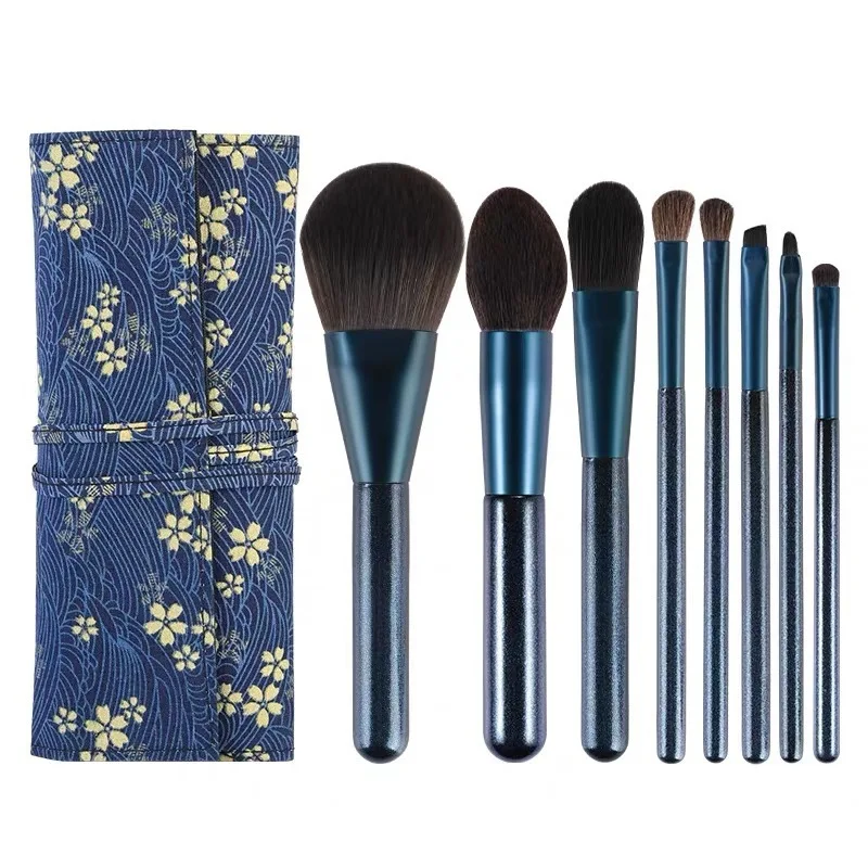 Хит продаж 8 шт. набор кистей для макияжа пудра румяна тени век консилер Кисть