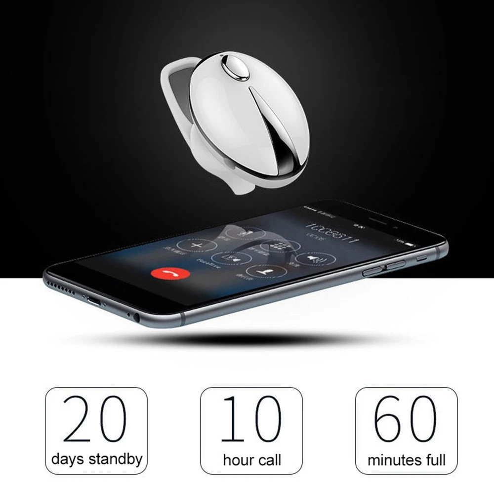Bluetooth гарнитура KISSCASE jkc001 beetle мини Невидимый шок 4D звуковой эффект голосовые
