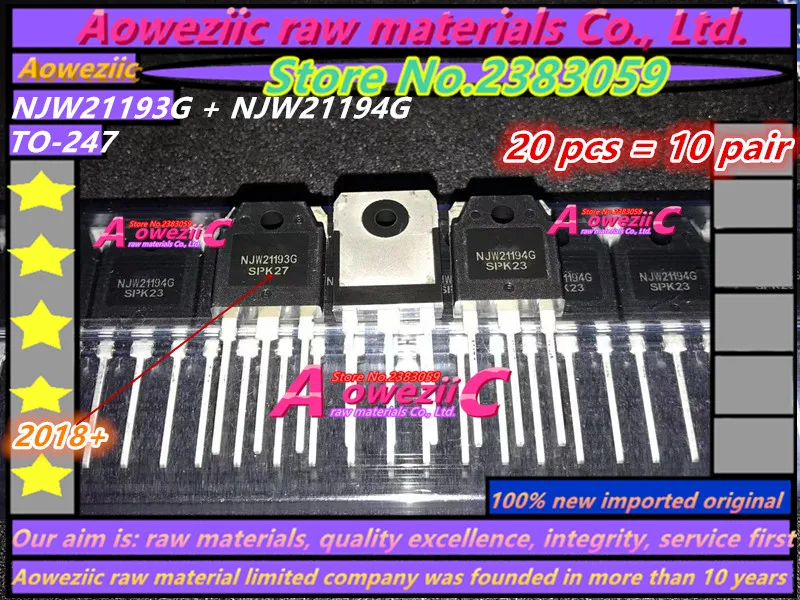 Aoweziic 2018 + 20 шт. = 10 пар 100% новый импортный оригинальный NJW21193G NJW21194G NJW21193 NJW21194