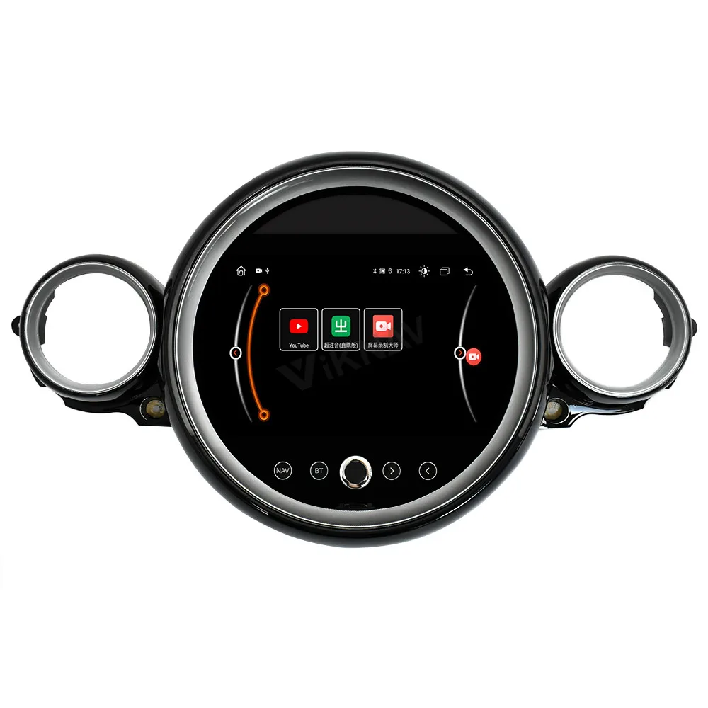 저렴한 7 인치 안드로이드 8 코어 자동차 라디오 오디오 플레이어 멀티미디어 GPS, BMW 미니 2007-2010 무선 카플레이 GPS 네비게이션 헤드 유닛