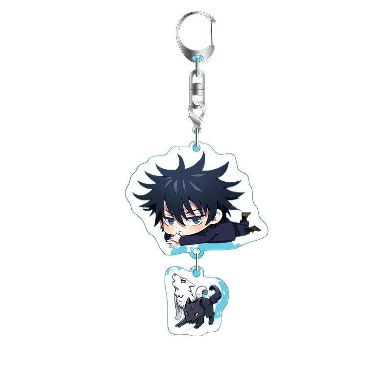 Аниме Коллекция подвеска брелок заклинание возврат Knott Yurenfu черный Megumi акриловый