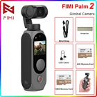 3-осевой Ручной Стабилизатор камеры FIMI PALM 2, широкоугольный, 128 , FPV, 4K, 100 Мбитс, Wi-Fi, шумоподавление 308 мин, микрофон, умная дорожка