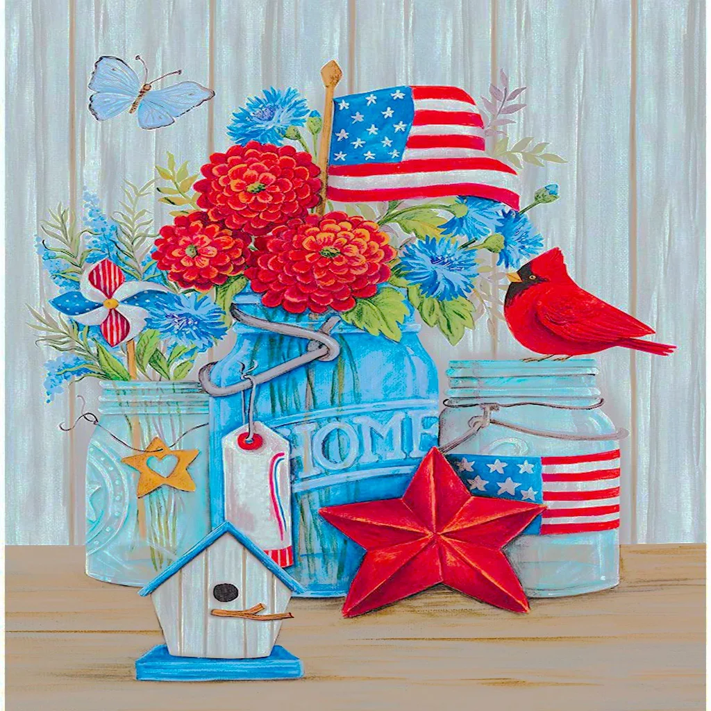 

NEW 5D DIY Diamond Painting "Cartoon Flag" Series Full Square/Round Diamond Embroidery Cross stitch Inlay Kit Home Art Deco Gift