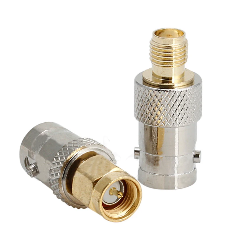 

4pcs BNC To SMA Connectors Type Male Female RF Connector Adapter Test Converter Kit Set