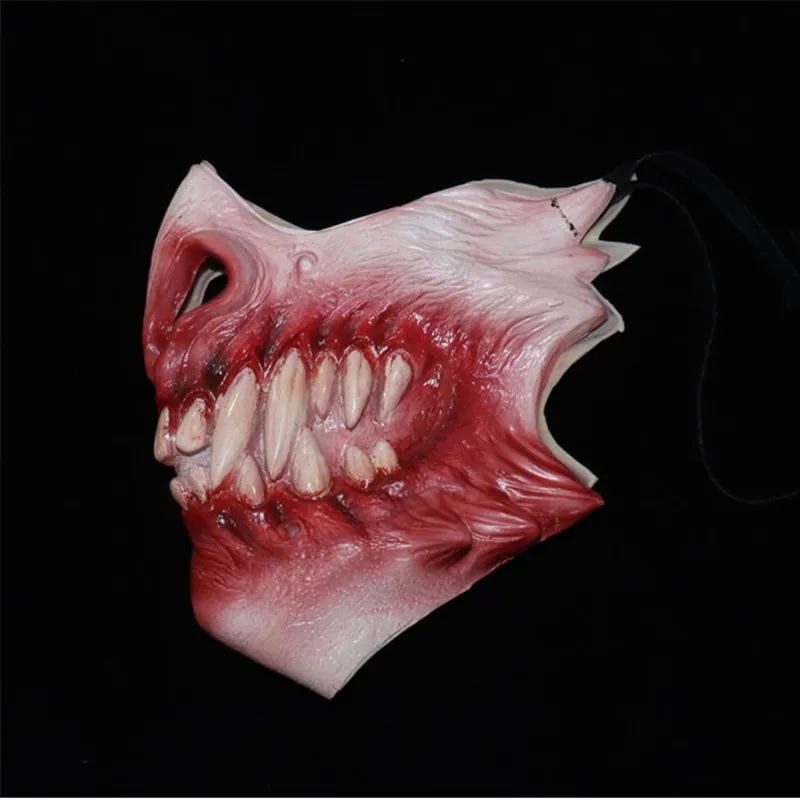 Костюм для Хэллоуина Mascaras новинка 2021 женская маска на половину лица ужасная с
