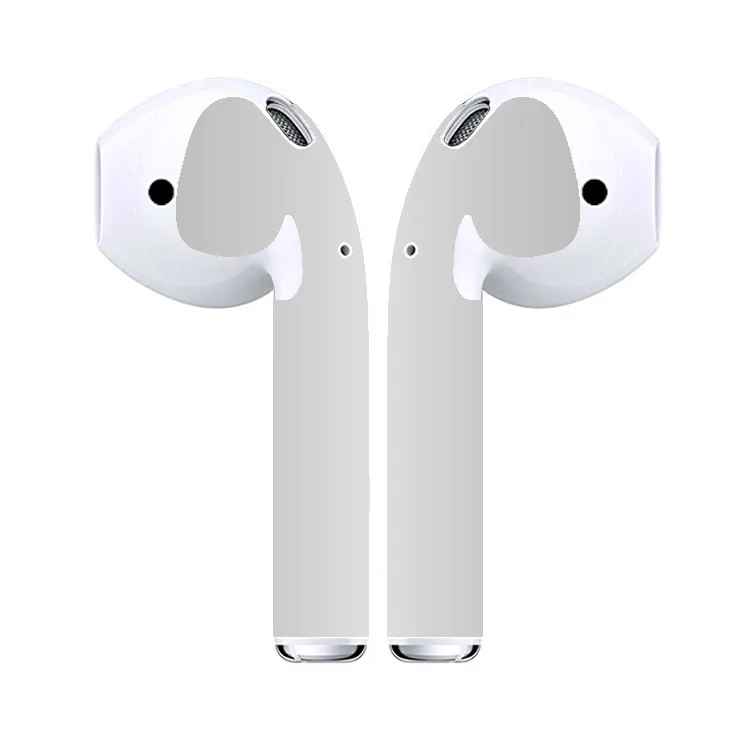 Gray Защитная пленка для Apple AirPods, защитная пленка, наклейка для AirPods, беспроводные наушники, гарнитура, пленка - Цвет: Gray