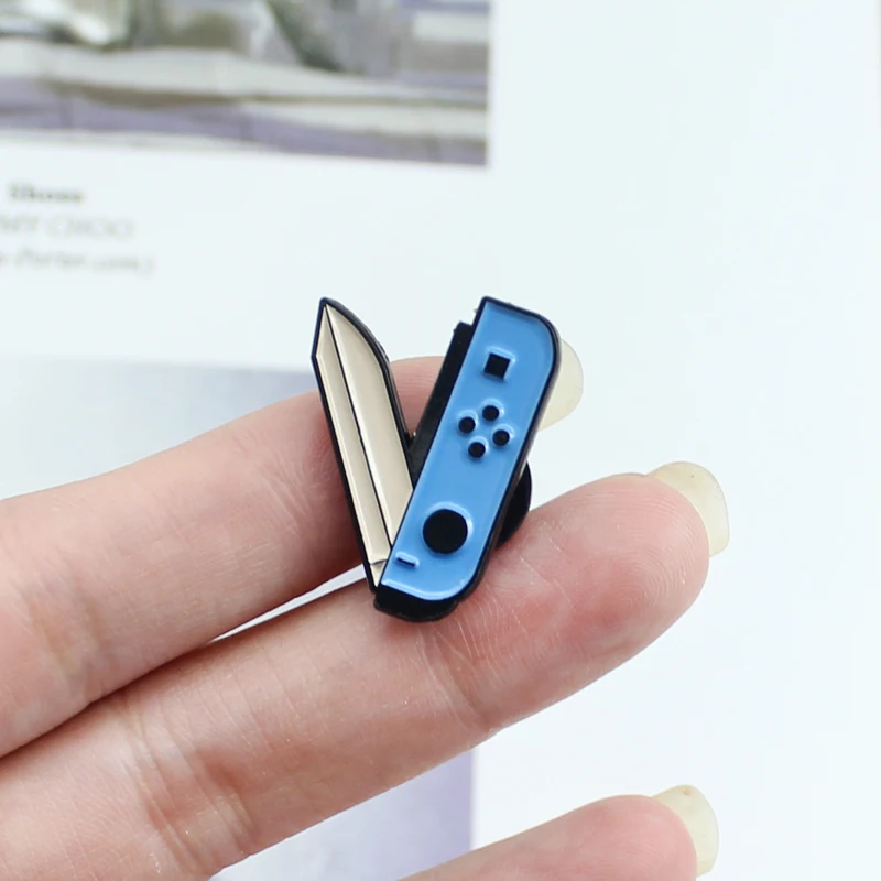 Игровой Фруктовый нож с ручкой Nintendo Switch эмалированная брошь ювелирное изделие