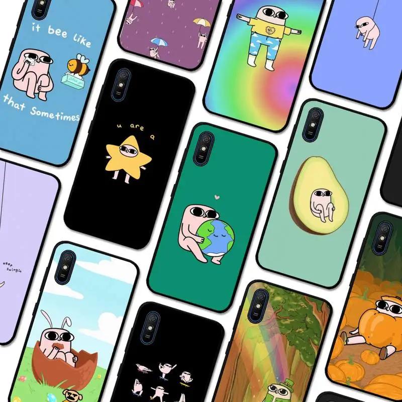 

Cartoon Funny big eyes ketnipz Phone Case For Redmi 9A 8A 7A 7A 7 6A 5A 5 Plus 4X S2 GO K20 K30 6 Note 8 9 Pro Cover
