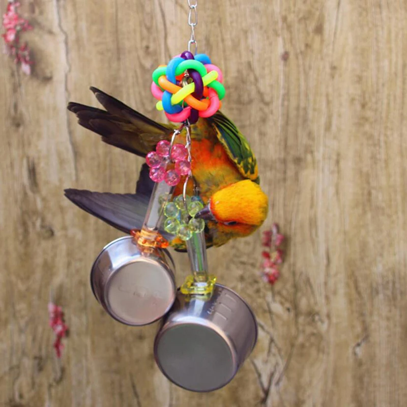 Креативная забавная игрушка-попугай жевательные игрушки для попугая
