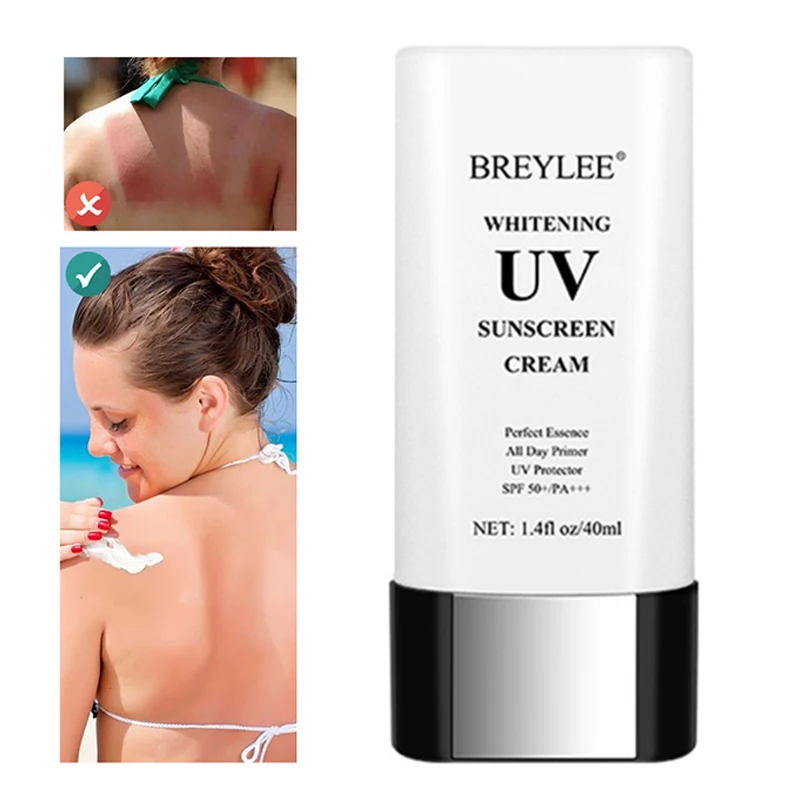 Отбеливающий Солнцезащитный УФ-крем SPF50 блок увлажняющий антивозрастной