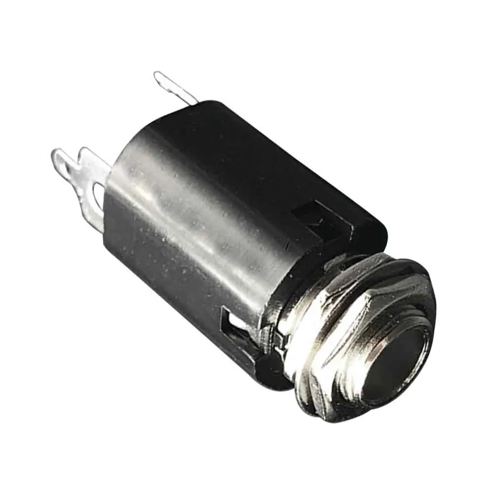 2pcs 6.35mm Input Repair Guitar Endpin Jack Output Socket Replacement Parts Luthier EQ Pickup Musical Instrument Metal Bass | Спорт и