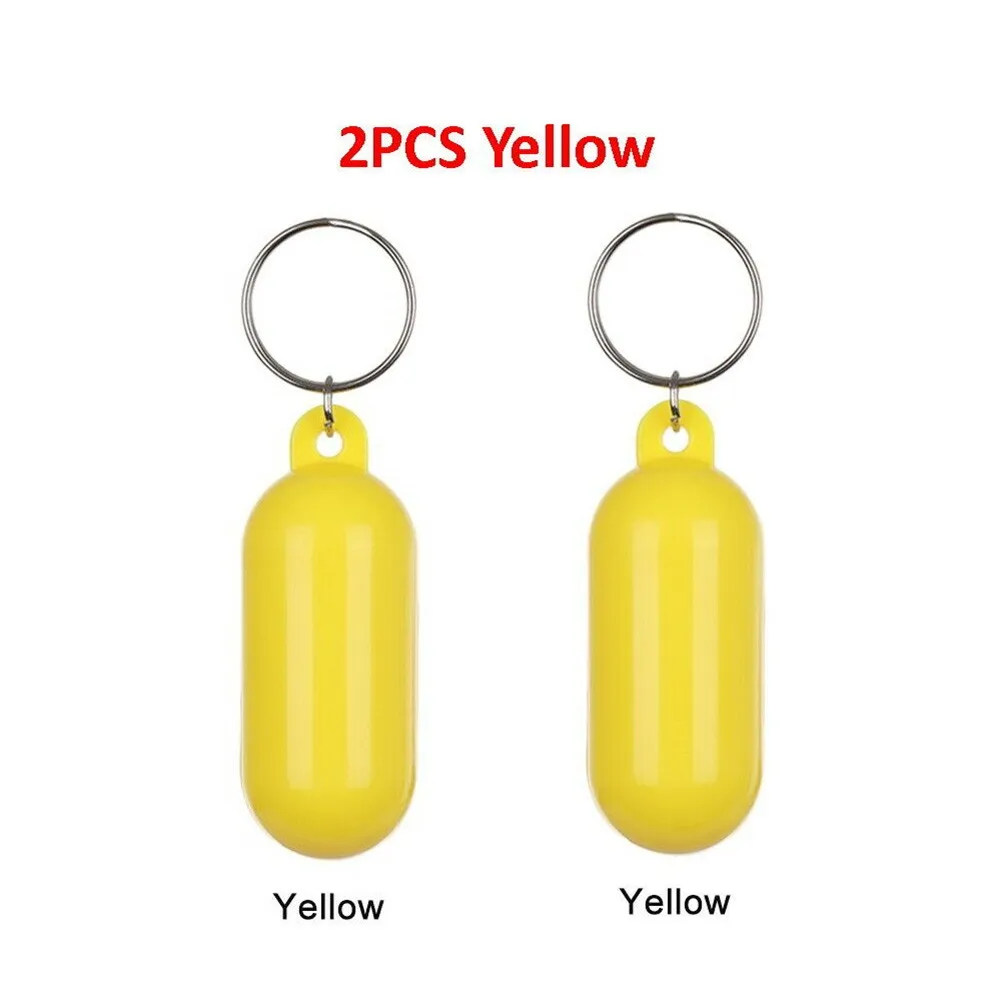 

2.5cm Floating Keychain 2pcs Buoyant Key Ring Boating Float Marine Water