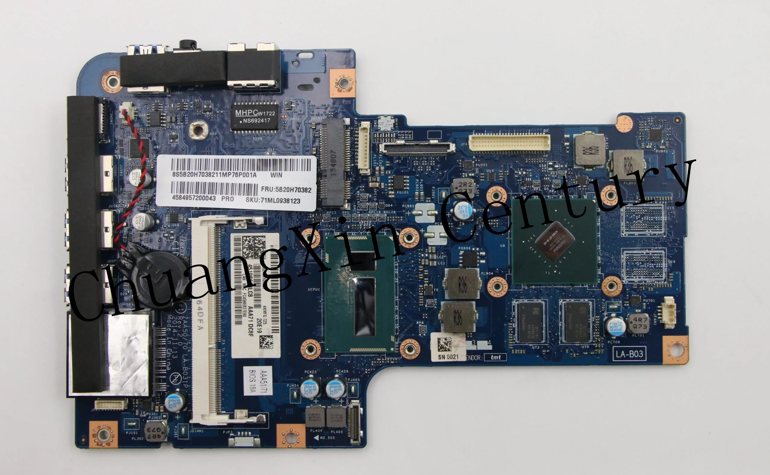 Для ZAA50/70 LA-B031P для AIO A740 A540 материнская плата все-в-одном ЦПУ с i5-5257U DDR3 100% полностью