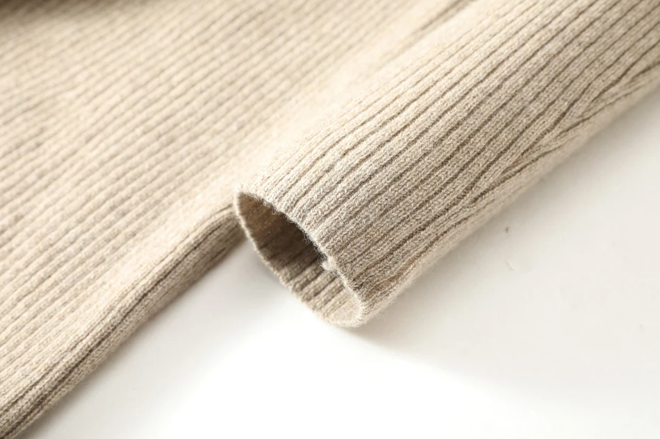 RMORE Inner Mongolian Cashmere платье для женщин весна осень пуловер половина-водолазка в полоску текстурированная 12 калибра вязанная в магазине Slava