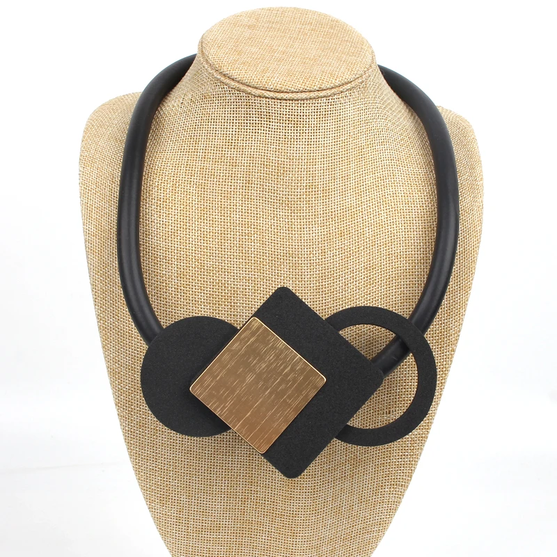 Дизайнерское резиновое ожерелье ручной работы YD &amp YDBZ стильное ювелирное