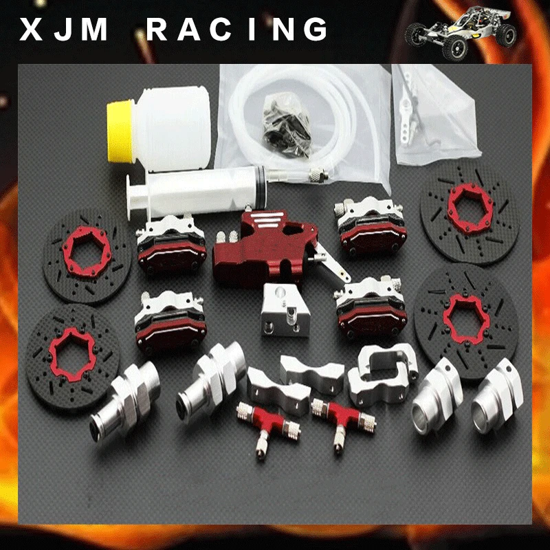 Обновленные части, 4-колесный Гидравлический дисковый тормоз для 1/5 GTB Racing HPI MCD rovan kingmotor baja 5b/5 t/5sc грузовик RC автозапчасти