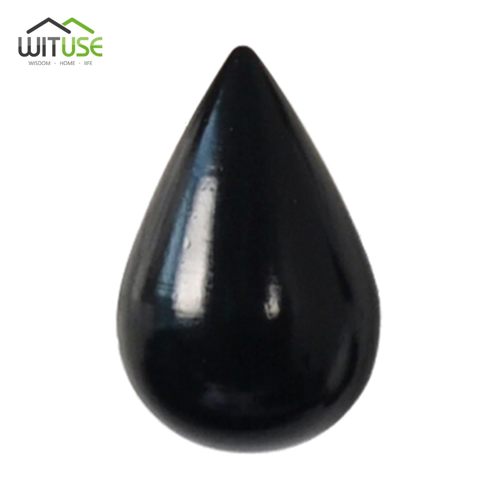 Black Water drop 3D настенный крючок для ключей, стойка для ключей, олень, голова животного, рога, смола, для дома, подвесная одежда, шляпа, вешалки для шарфа, украшение для дома, гостиной - Цвет: Black Water drop