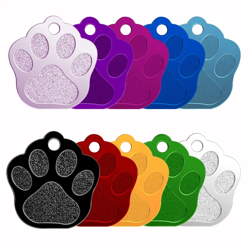 Бесплатная гравировка ярлык индивидуальные металлические жетоны с именем кота