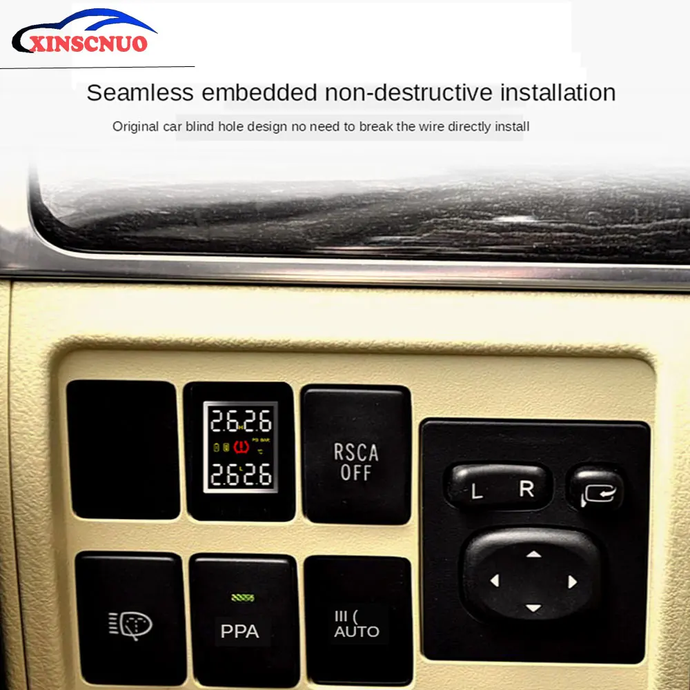 XINSCNUO автомобиля TPMS система контроля давления в шинах для Toyota Prado шин Давление и