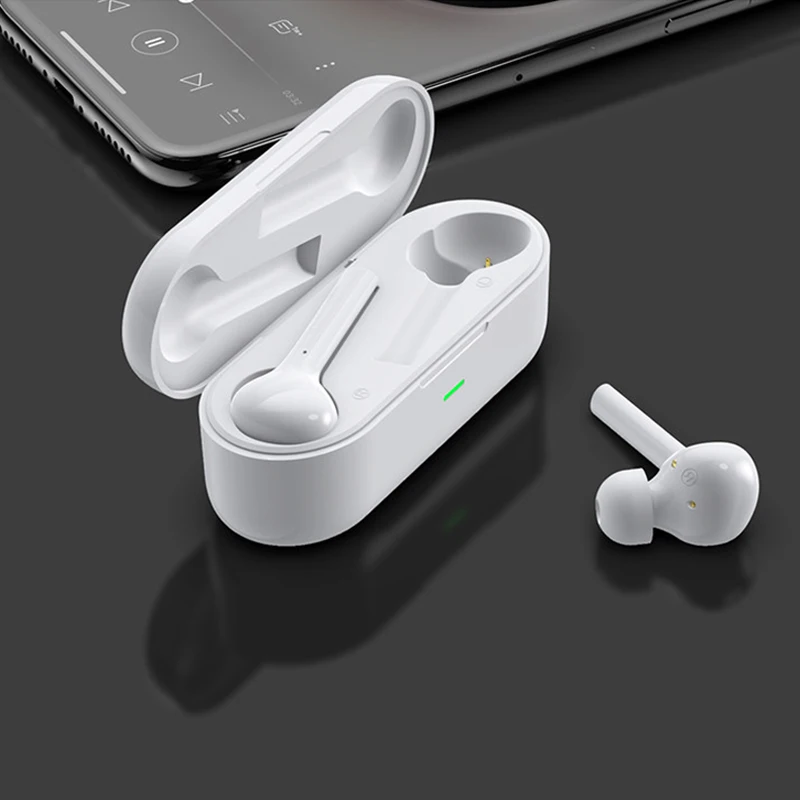 Беспроводные Bluetooth V5.0 наушники с сенсорным управлением большая емкость зарядный