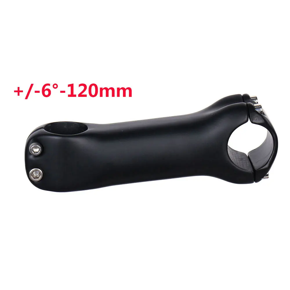 6Degree120mm-2106 ELITA один велосипедный стержень углеродное волокно MTB/дорожный велосипед стержень 6/17 градусов 31,8 мм руль стержень UD/черный 70-130 мм - Цвет: 6Degree120mm-2106