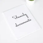 Папка для семейных документов, цвет белый