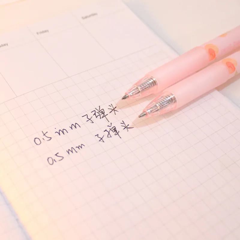 Ручка гелевая с черными гелевыми чернилами 0 5 мм 2 шт. | Канцтовары для офиса и дома