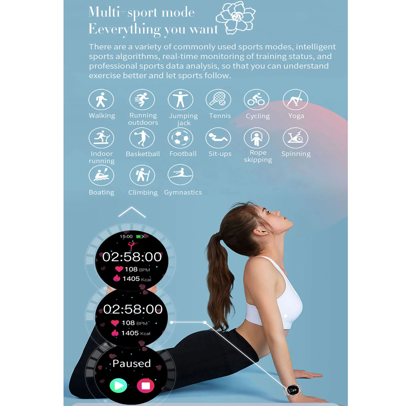 

Waterproof Smart Watch Women Lovely Bracelet MK20 Smart Watch Bracelet Women's Fitness Sleep Monitoring Sports Smart Watch