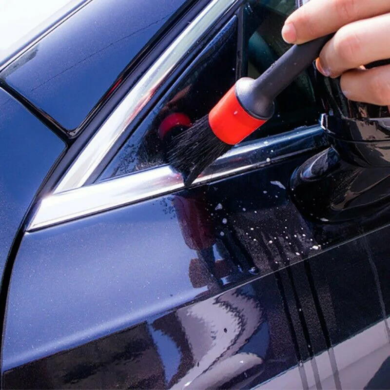 

5Pcs Detailing Brush Car Wash Brush for Washing Car Interior Cleaning Wheel space Rims Dashboard Air Vent Trim Detailing Tool