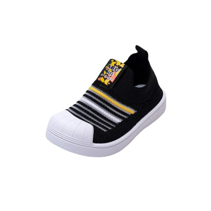 

Children's Shoes 2021 Spring Flying Woven Shoes Boys and Girls Fashion Comfortable Soft Bottom Casual Shoes