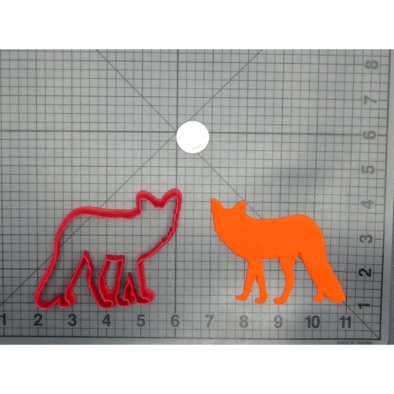 Форма для печенья Fennec fox милое животное сердце лиса лицо помадка печать 3D