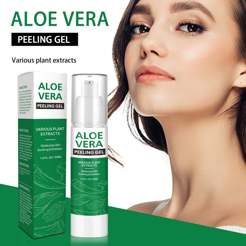 

Nourish Skin Aloe Gel Exfoliating Gel Moisturizing Nourishes Improve Dry Lines Large pores Face Skin Care Aloe Vera Clean Gel