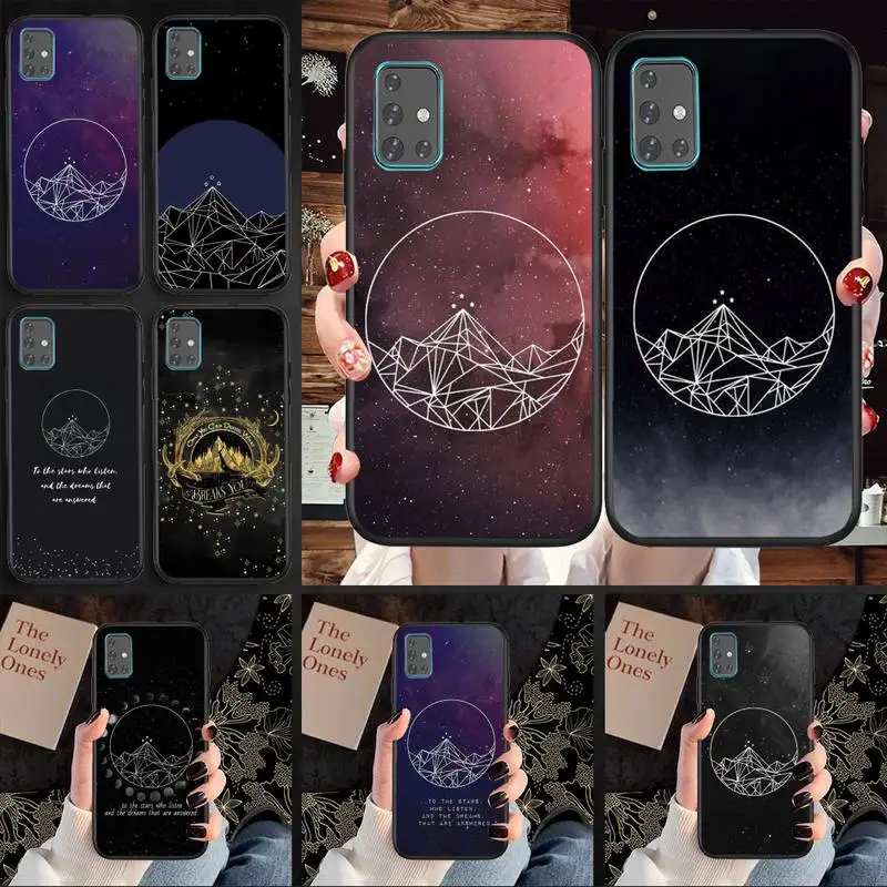 

A Court of Mist and Fury Sarah J Maas Phone Case For Samsung A20 A10 A50 A51 A52 A70 A750 A720 A530 2018 Lite Cover Fundas
