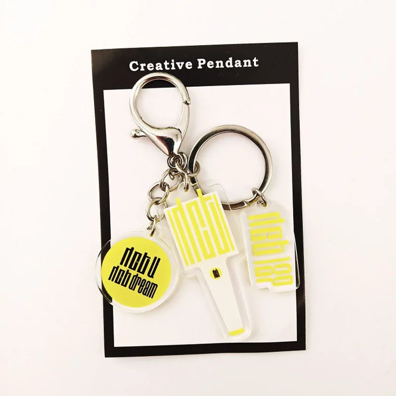 

JCBTSH101 Transparent Keychain Shoulder Lamp Cartoon Pendant School Bag Pendant Car Key Pendant