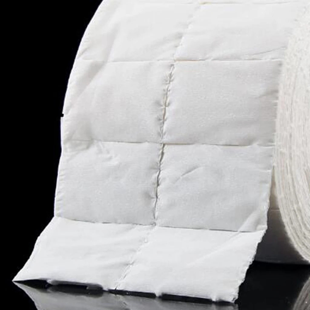 500 шт./рулон салфетки для снятия лака ногтей | Красота и здоровье