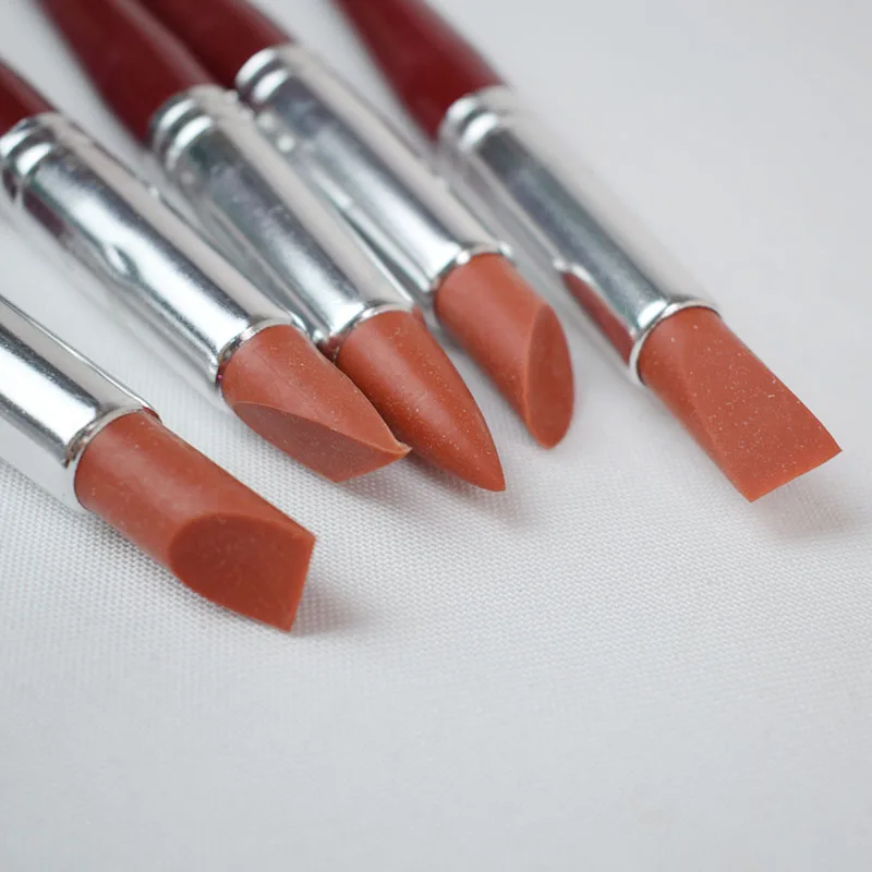 Инструменты для коррекции фигуры 1 см глина ногтей ремесло полировка резиновая