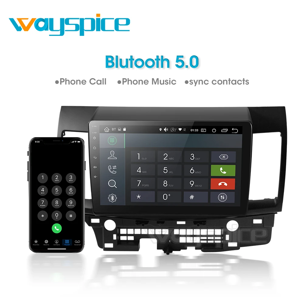 Автомагнитола для Mitsubishi Lancer Мультимедийный проигрыватель с GPS dvd android 9 0 DSP