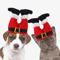 funny christmas clown hat for pet dogs christmas ornaments for dogs and cats pet headwear supplies pet clothing dress up