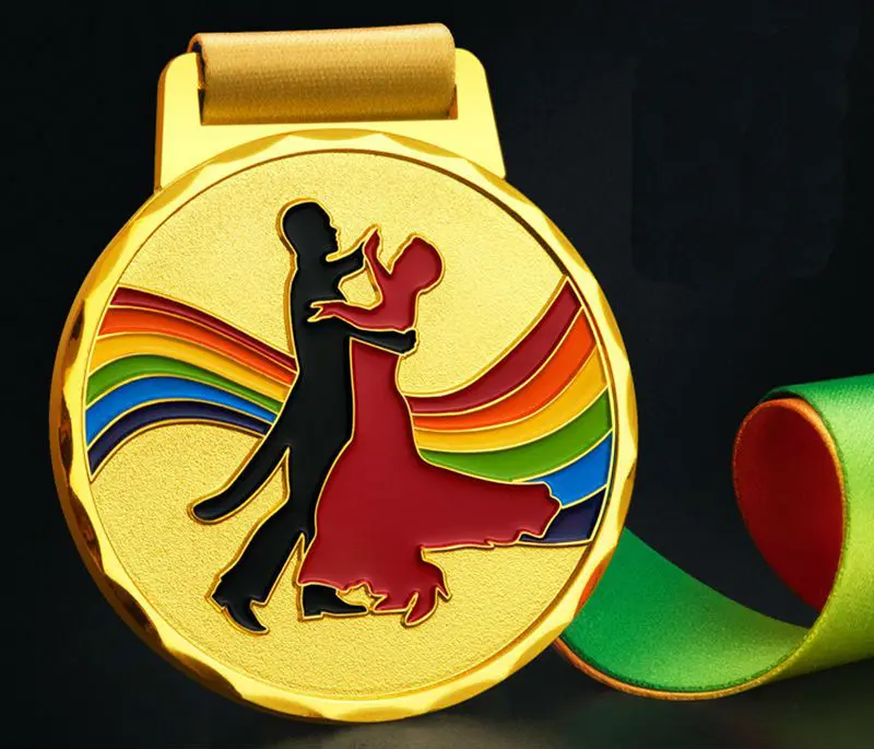 

Высокое качество! Танцевальная медаль для бальных танцев металлический конкурс, гимнастический Золотой Сувенир, Бесплатная доставка!