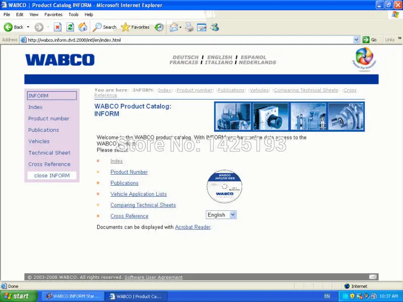 Часть WABCO Catalouge | Автомобили и мотоциклы