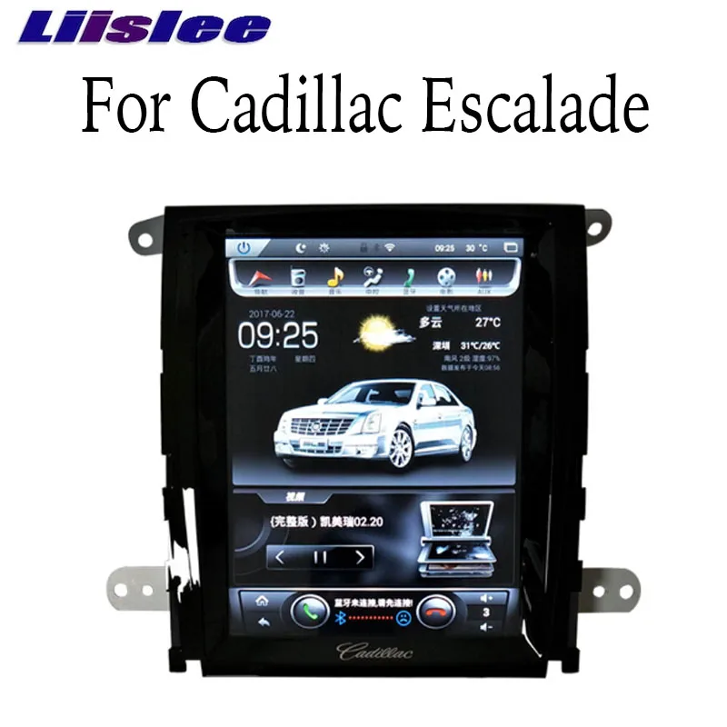 Liandlee Car Multimedia Player CarPlay For Cadillac Escalade GMT 900 2007-2014 Radio 10.4 Inch Screen NAVI GPS Audio Navigation