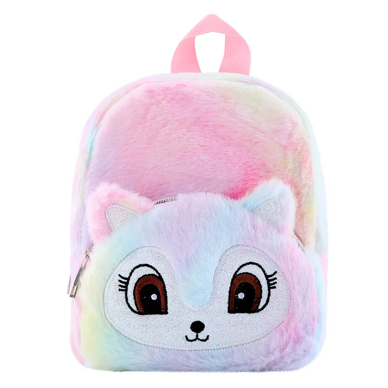 Plush Kids Bag for Girls Small Backpack Kawayi Schoolbags Infantiles Gift 10inch Cute Kindergarten Unicorn Girl Backpack Cartoon