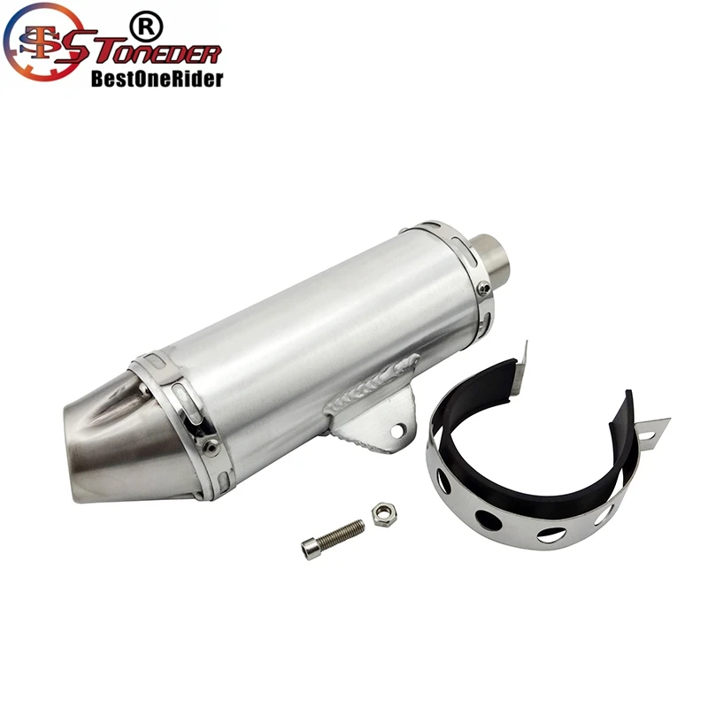 Глушитель выхлопной трубы T4 38 мм для 125 куб. См 140 160 190 CRF50 KLX110|Выхлопные и системы| |