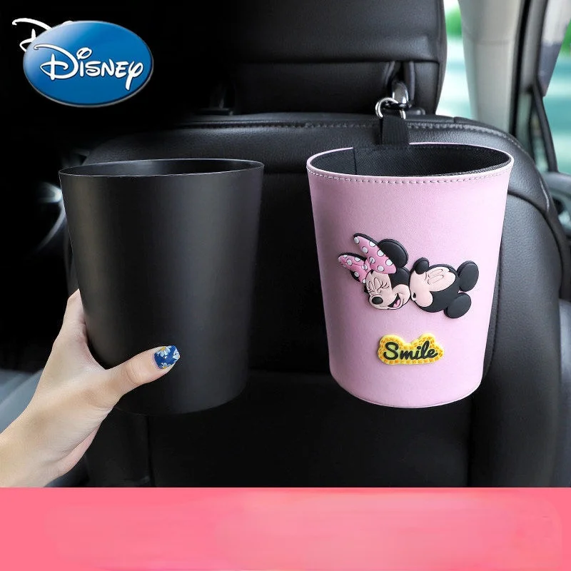 

Disney Minnie Mouse Donald Duck Daisy Car Cartoon Seat Hanging Storage Garbage Bag Door Storage Multifunctional Bag