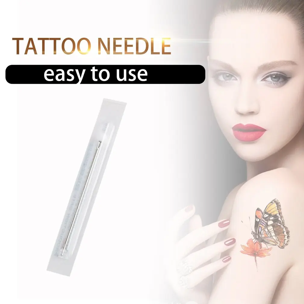 10 шт./лот 16G иглы для пирсинга тату аксессуары одноразовые стерильные тела пупка