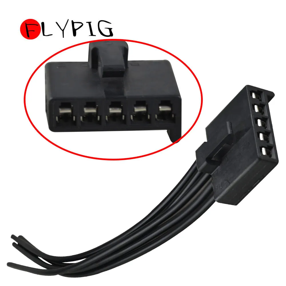 

FLYPIG 5 Wire Harness Pigtail Connector For Blower Motor Resistor Lincoln Mkz Zephyr Ford Fusion